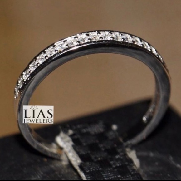 5mm 10K 14K 18K Solid White Gold Wedding Bands, Plain Dome  New 18k white gold wedding ring, wedding band